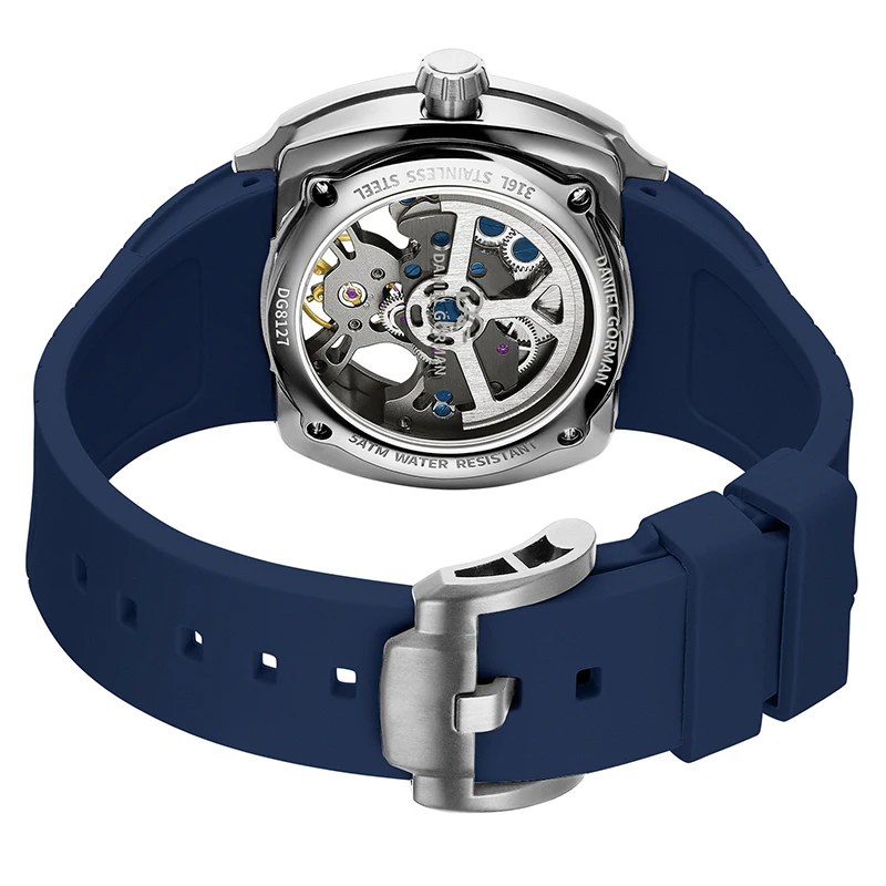 5 ATM الساعات الميكانيكية ساعة أوتوماتيكية دانيال جورمان ساعة رائجة البيع 2026 CA مباراة ساعة هدايا الهالوين عيد الميلاد الجمعة