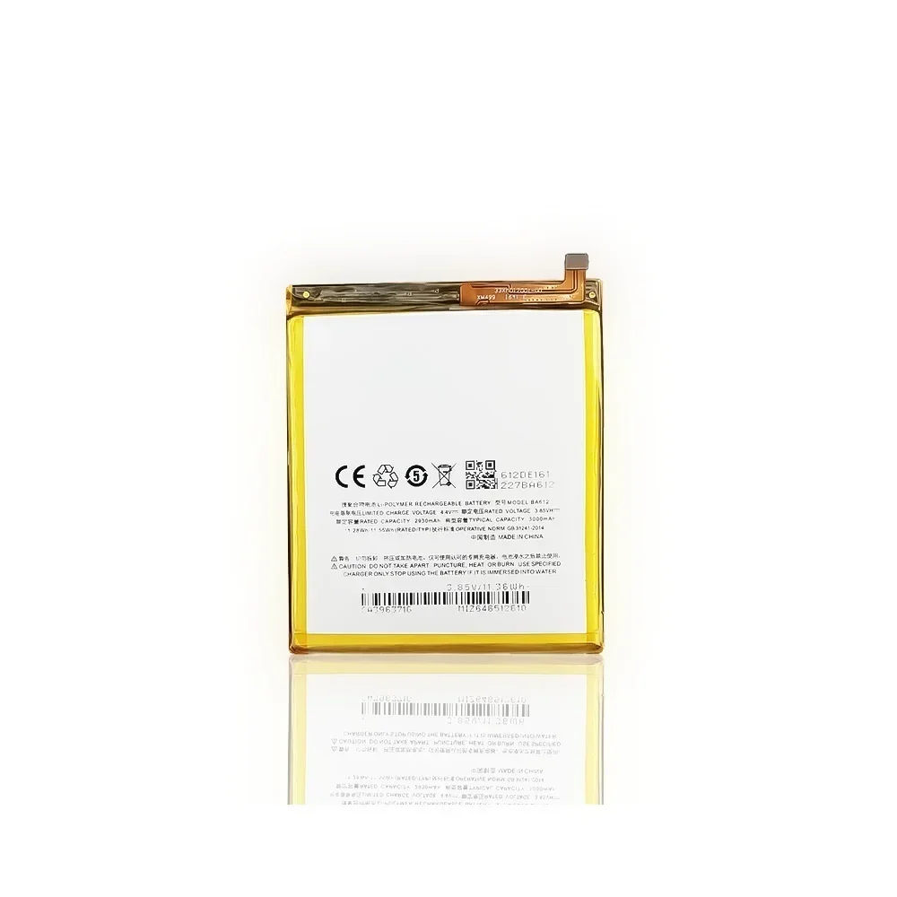 New BA612 Battery For Meizu 5S M5S M612Q M612M M612H 3000mAh Smart Phone Bateria +Tracking Number