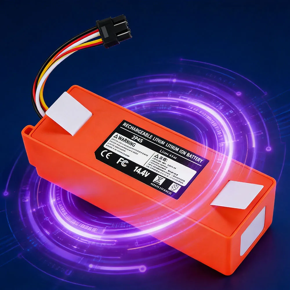 

BRR-4S2P-5200D 14.4V Replacement Battery for XIAOMI 1S 1ST Roborock SDJQR01RR Sweeping Mopping Robot Vacuum Cleaner 128Ah