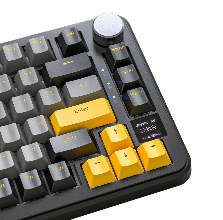 008 New Arrived Attack Shark X85PRO Tri-mode RGB Bluetooth Wireless With Display Custom Hot-swappable Mechanical Keyboard