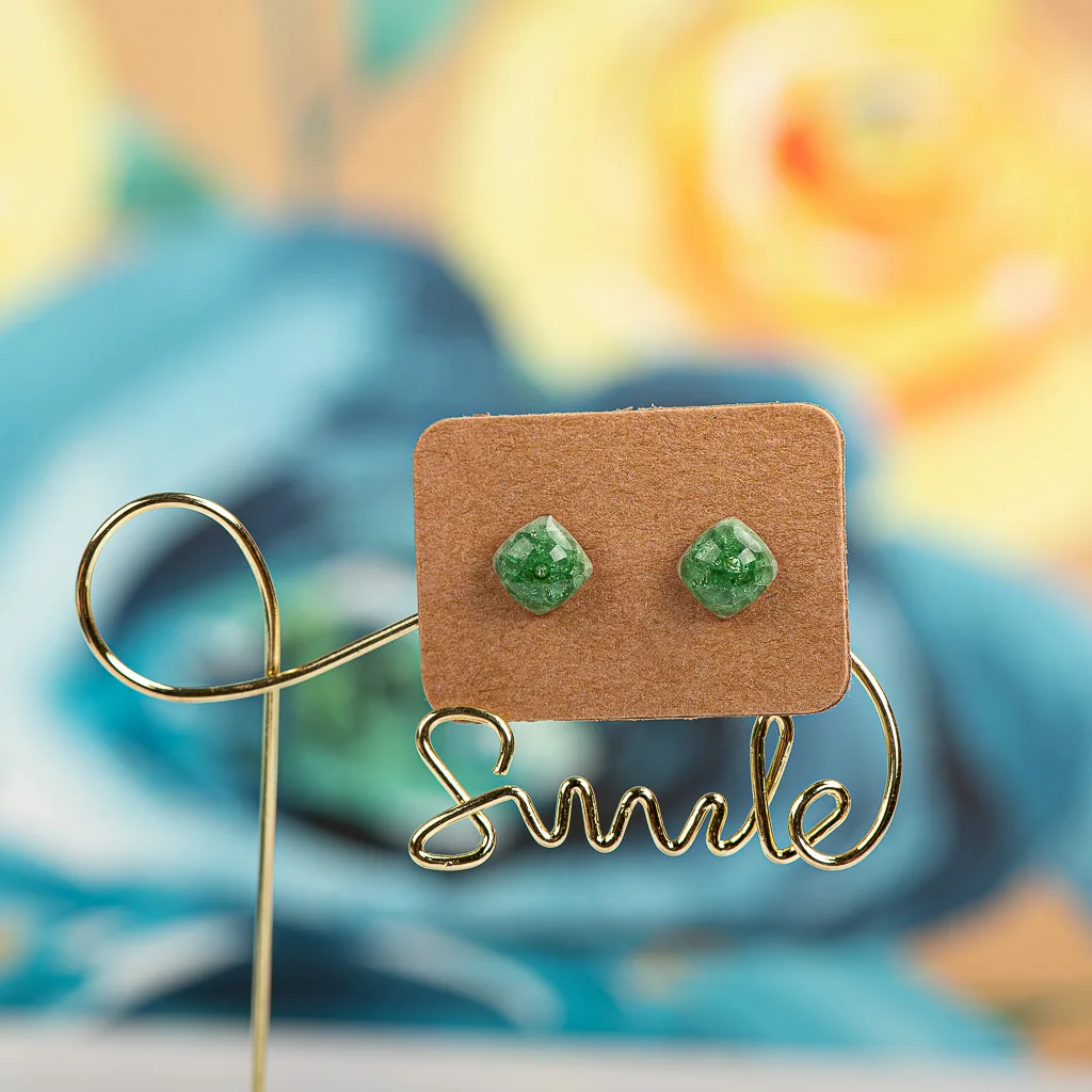 Exquisite Cartoon Multicolor Ceramic Earrings #LY401 luxury brand brincos de coraçao piercing oreille עגלים לנשים לאוזן