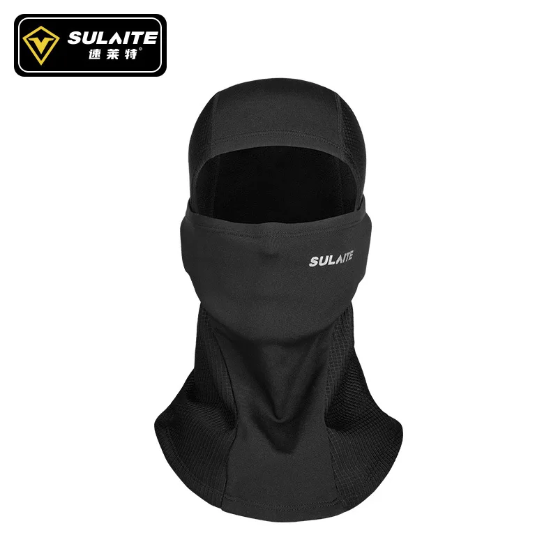 Sulaite Winter Motorcycle Balaclava Moto Neck Warmer Waterproof Warm Snowmobile Face Shield Cycling Mask Full Face Headwear