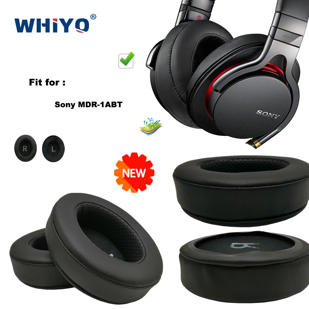 Nieuwe Upgrade Vervanging Oorkussens Voor Sony MDR-1A Headset Onderdelen Lederen Kussen Fluwelen Earmuff Oortelefoon Sleeve Cover