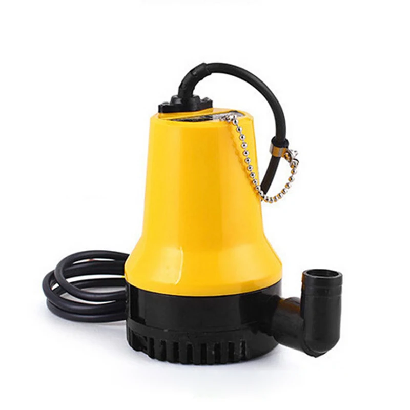 BL-2512 Submersible Pump 12V/24V Bilge Pump Miniature Submersible Electric Pump Cabin Drainage Pump Home Pumping 70W