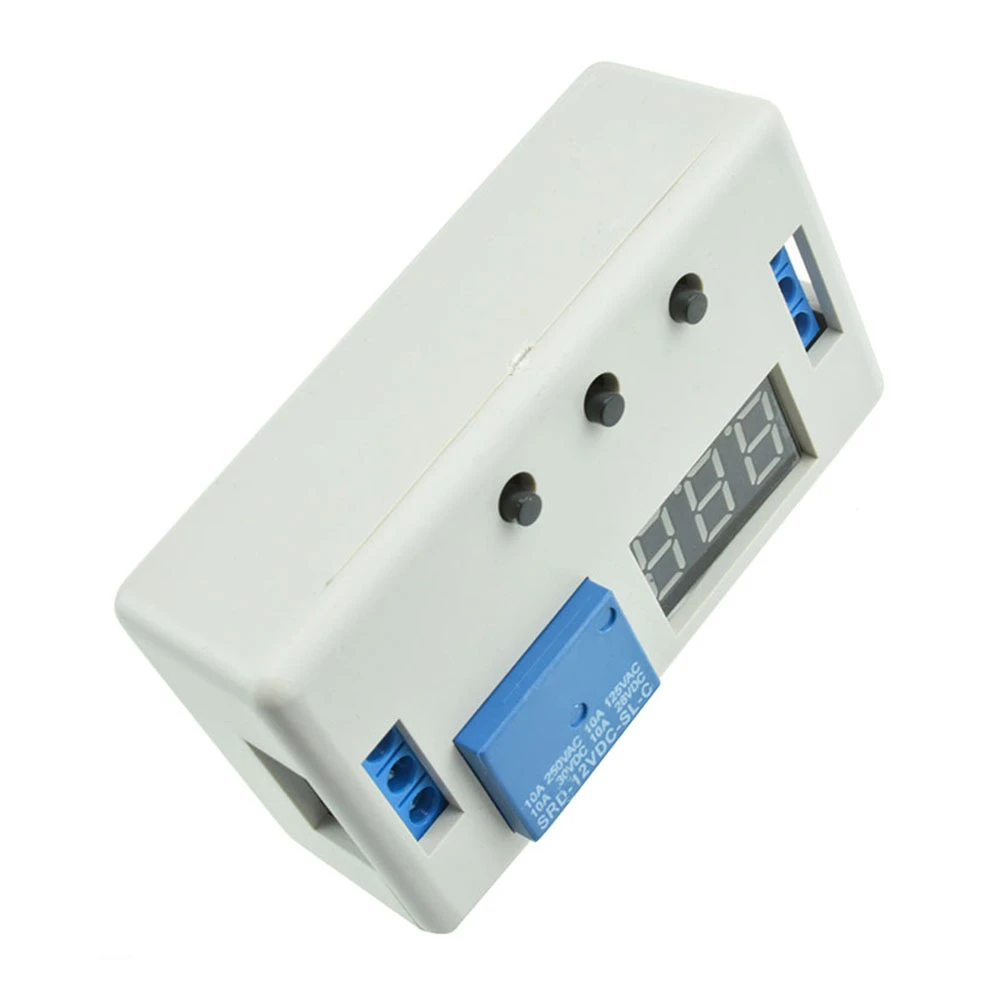 DC 12V 24V LED Display Automation Cycle Delay Timer Control Off Switch Delay Time Relay With Photoelectric Isolation