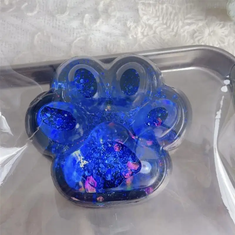 Glitters Cats Paws Squeeze Relax Toy Antistress Slow Rising Toy Goodie Bag Fillers L8RB