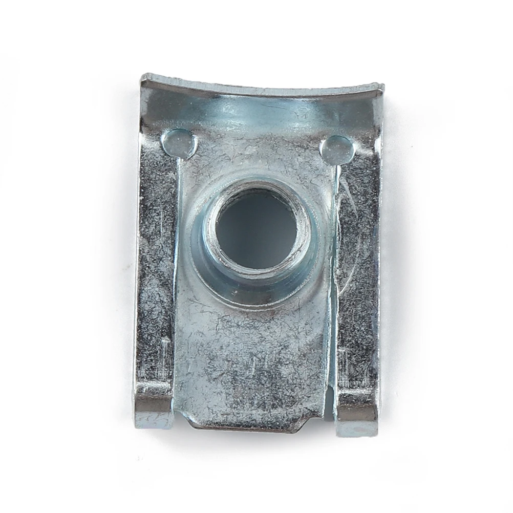 

120pcs U Nut Fasteners Manganese Steel Spire Clips Panel Bumper Fixing Motorcycle Dashboard Cable Secure Clip