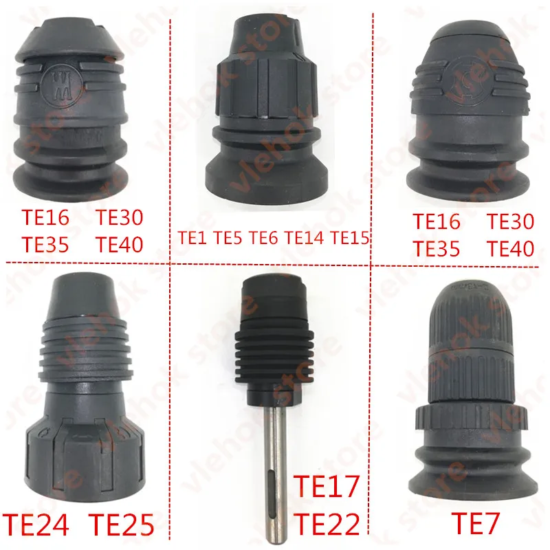 

TE1 TE5 TE6 TE7 TE14 TE15 TE16 TE17 TE22 TE24 TE25 TE30 TE35 TE40 SDS type DRILL CHUCK replace for Power Tool Accessories