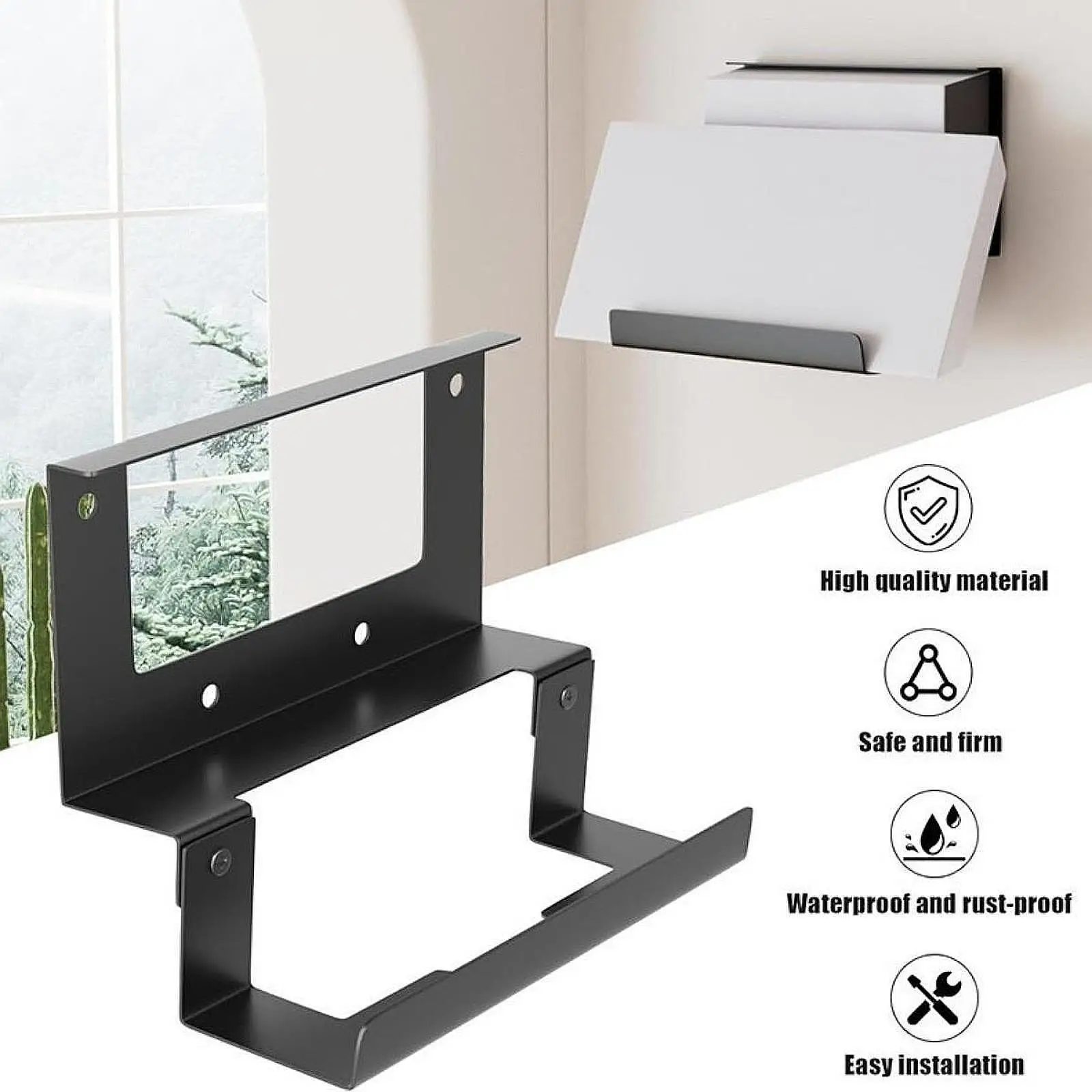 

Router Mount Kit Space Saving Sturdy Mounting Base Easy Installation Support