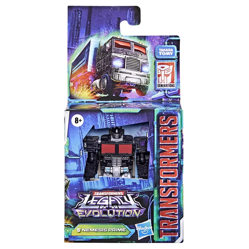 Hasbro Transformers Legacy Evolution Nemesis Prime Evolution 8Cm Anime Original Action Figure Model Toy Birthday Gift Collection