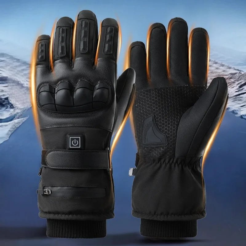 

Heated Tactical Motorcycle Gloves for Men Bicycle & Automobile Accessories Cycling Supplies Man's Motorbike Street Gear Gifts