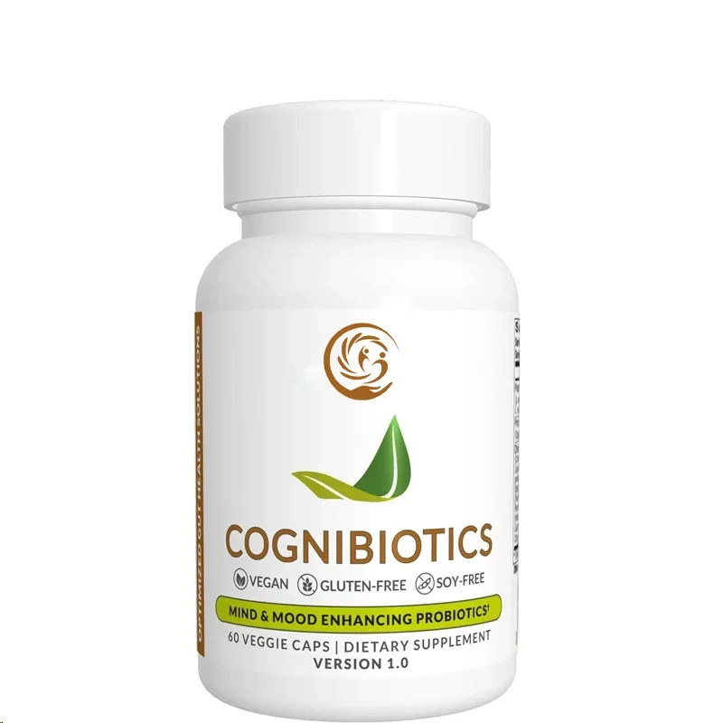 60 Capsules Cognibiotics Probiotic Brain Supplement - Helps Support Emotions, Better Attention, Memory, and Mental Clarity