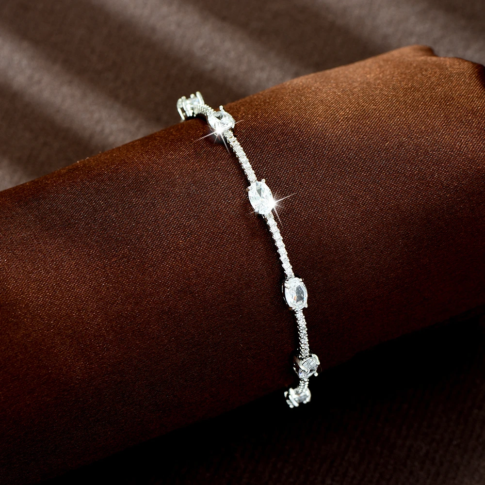 HIBRIDE New Classic Everyday Niche Women's Bracelet Suitable for Wedding Prom Dress Accessories Jewelry Birthday Gift B306