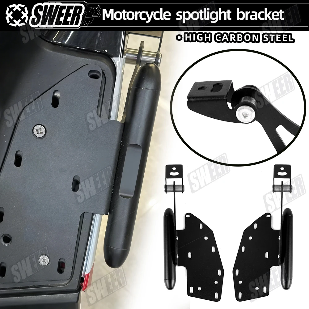 

Motorcycle Metal Guardrail Footrest Footboard Pegs Suitable For Yamaha XMAX300 2017-2025 Modified Footpedal Footmat