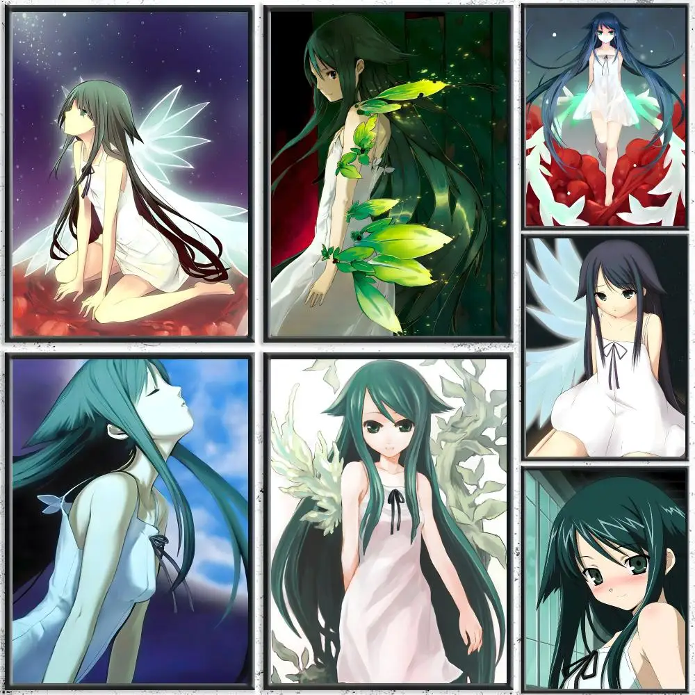Gothic Novel S-Saya no UtaS Poster HD Self-Adhesive No Residue After Removal Ideal for All Kinds of Wall Decor