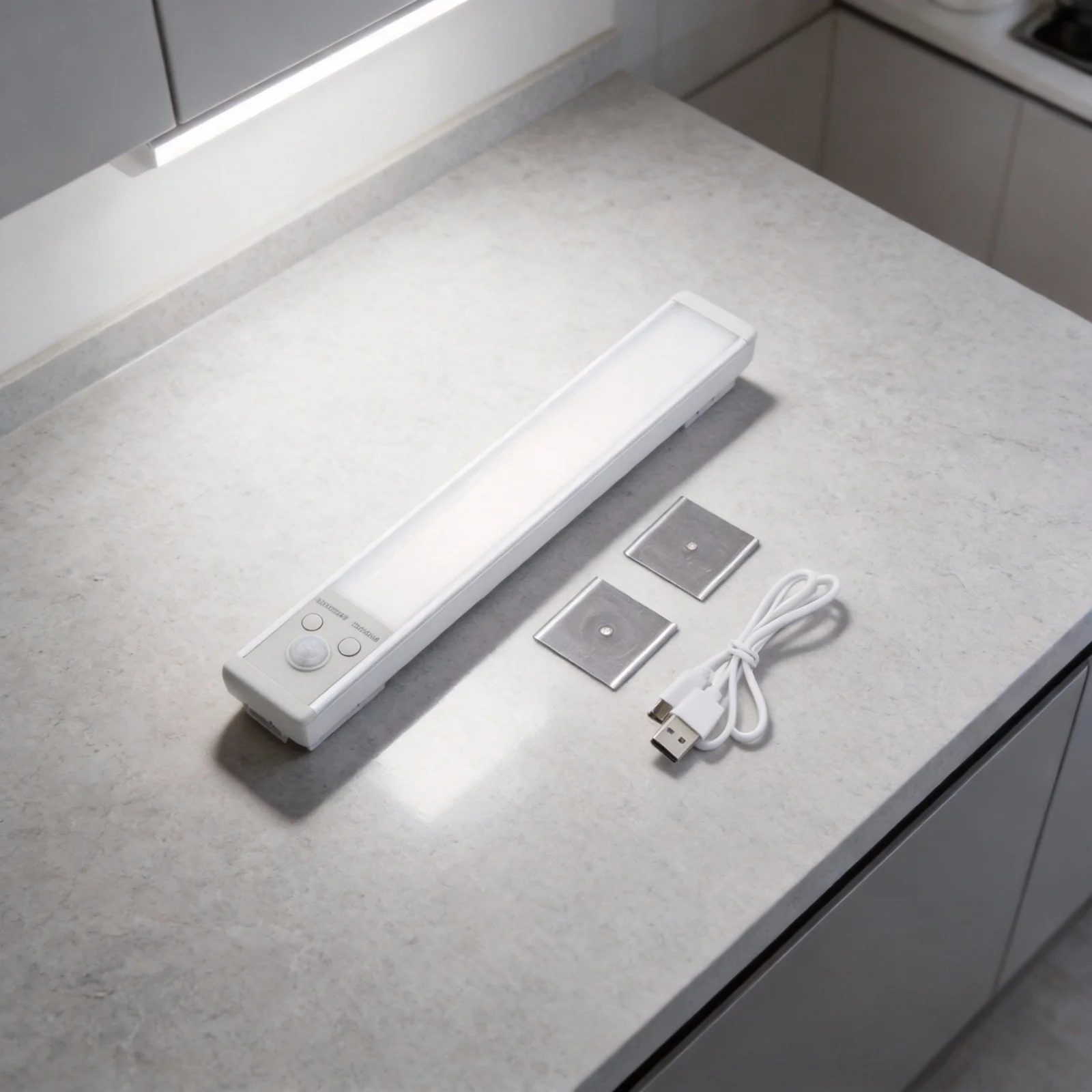 

Motion Sensor Rechargeable LED Light with Magnetic Mount and Three Adjustable Brightness Settings for Flexible Home Use