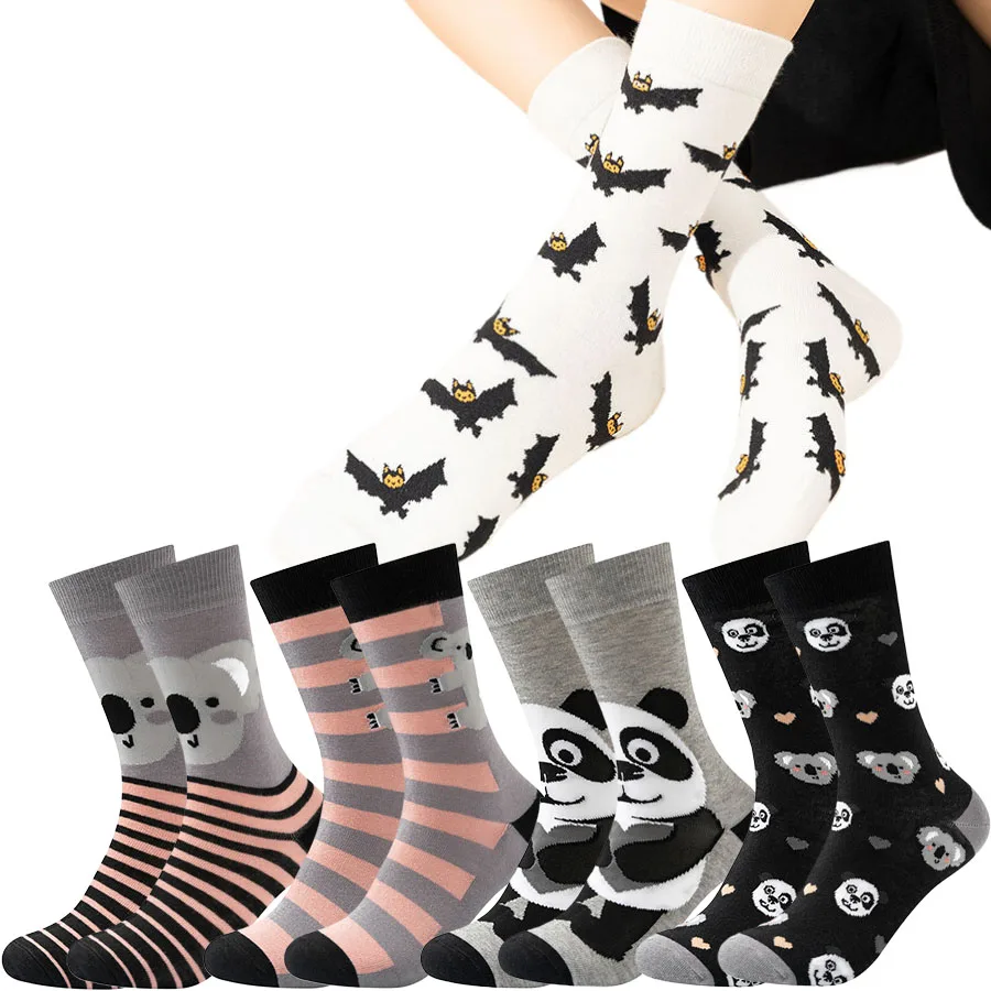 

Happy Socks Мужчины Женщины Трубчатые носки Хип-хоп Уличная модельер Забавные новинки Платье Носки Легкие мягкие дышащие носки