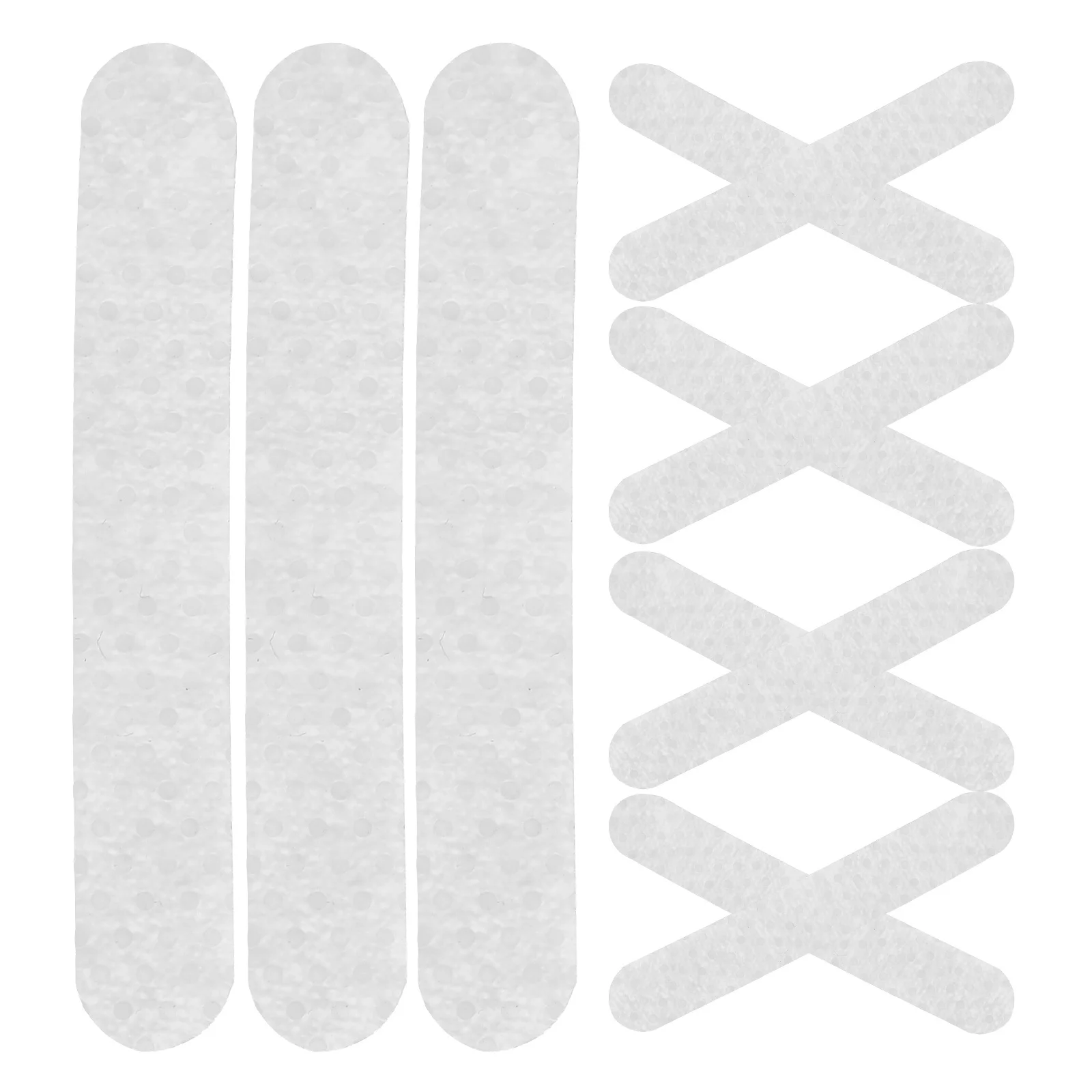 100Pcs Adhesive Hanger Strips Silicone Non-Slip Grips for Wood Plastic Hangers Closet Organizer Anti-Skid Clothing Hanger