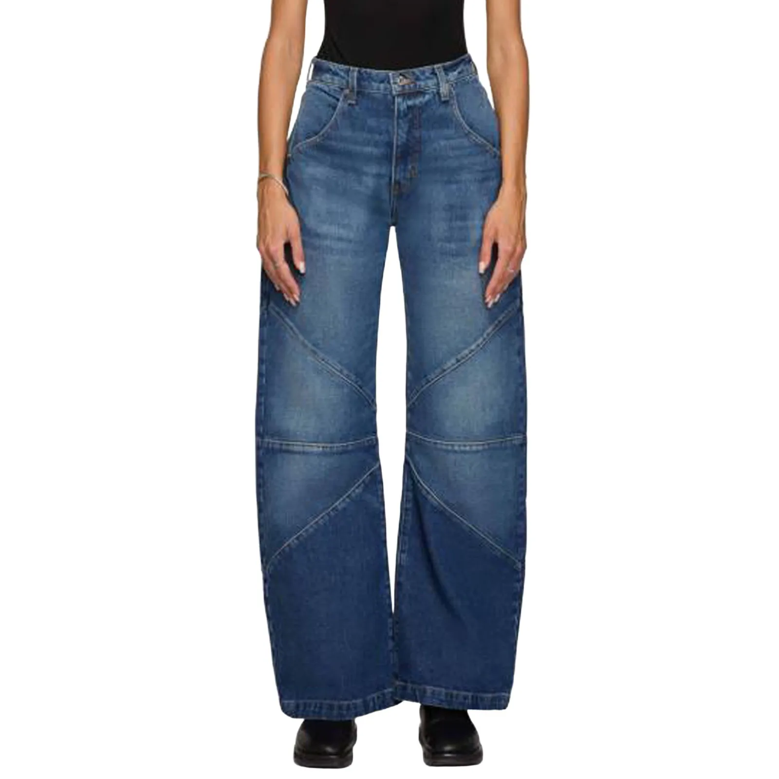 

Women Jeans Mid-Low Waisted Sexy Elegant Fashion Pants Hip Hop Baggy Jeans Fashion Streetwear Vintage Daily Trousers 2025