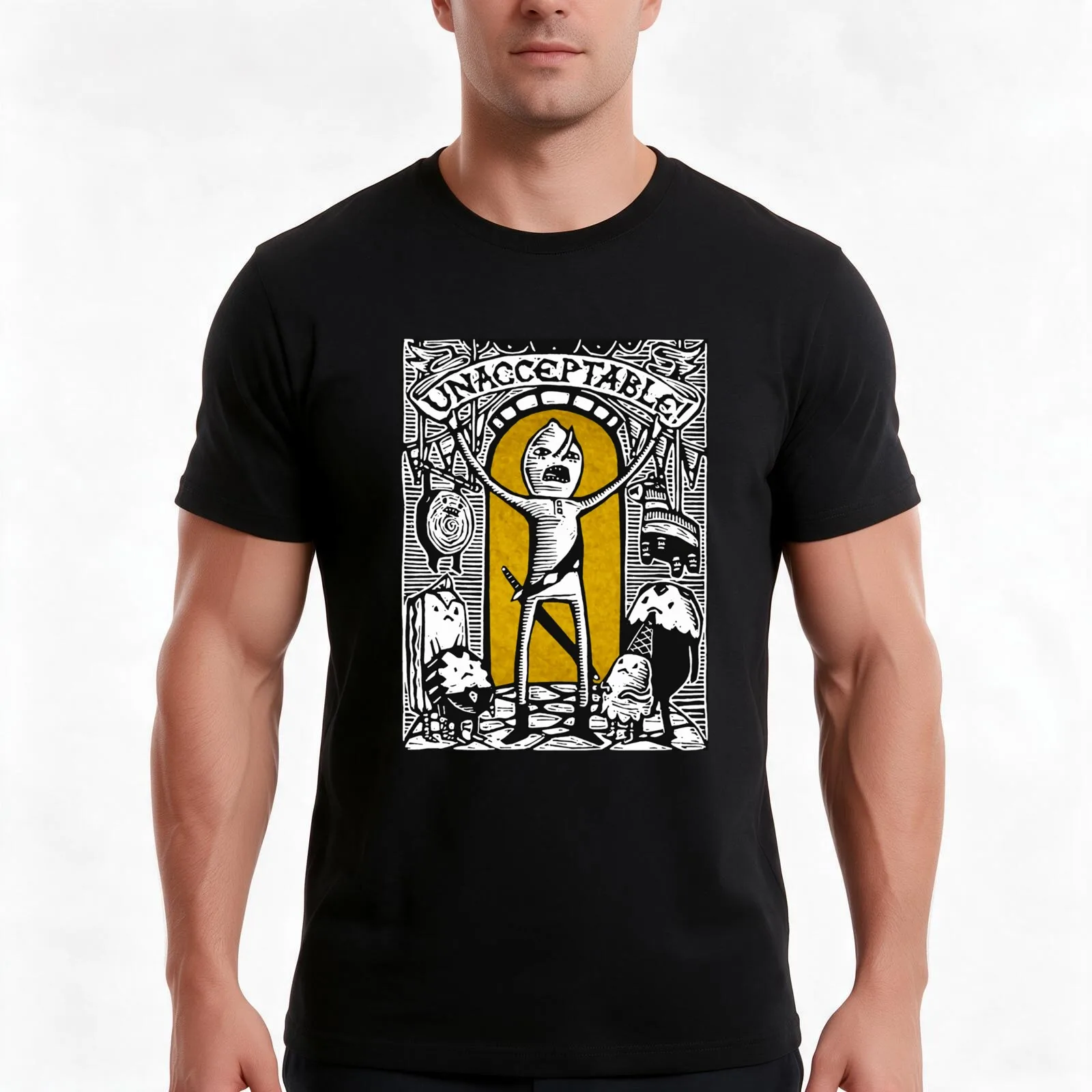 Earl Of Lemon Grab T-Shirt, Summer Casual Cotton Tee, Oversized Streetwear Tops, Vintage Graphic Print, Loose Fit Short Sleeve
