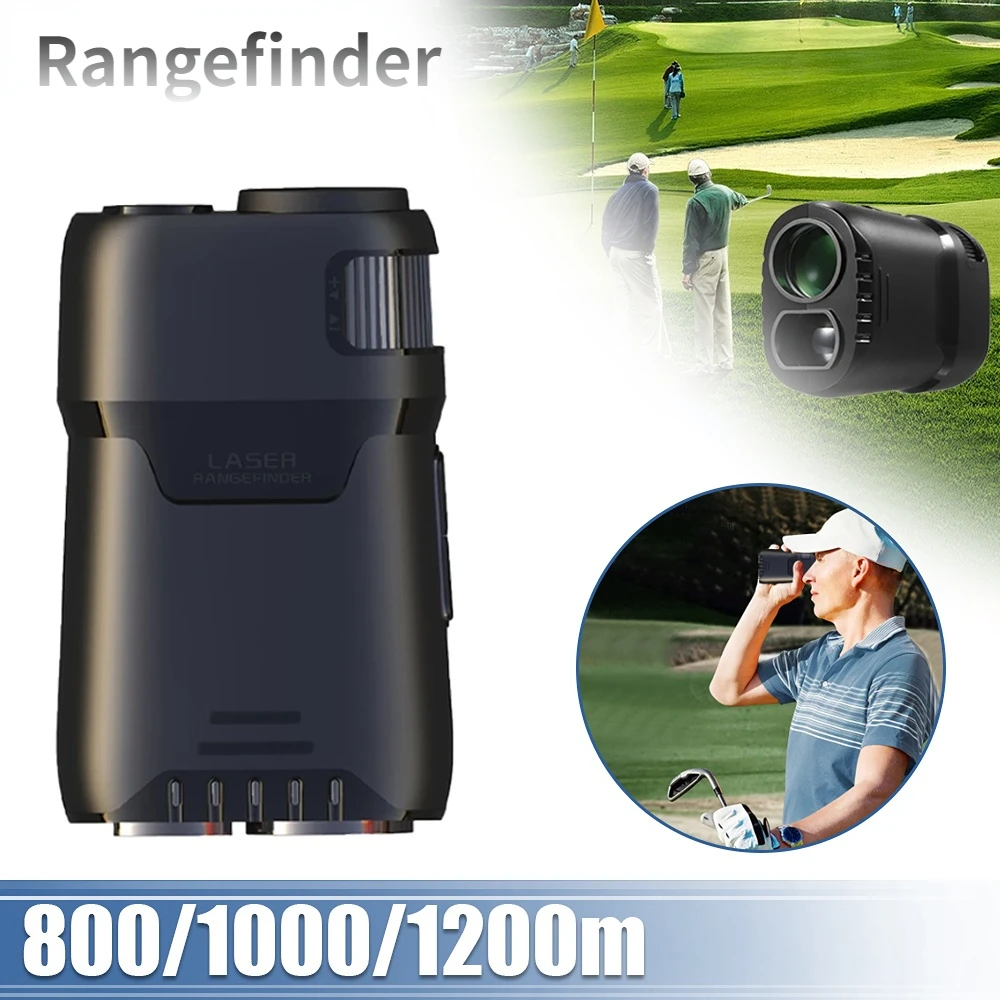 Terbaru USB Pengisian Daya Isi Ulang 800M/1000M/1200M Golf Laser Rangefinder dengan Kemiringan NO/OFF Jarak Meter