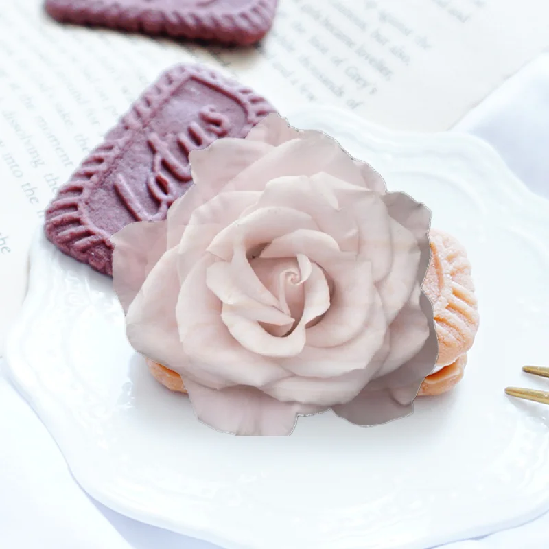 Popular DIY Biscuit Shape Candle Silicone Mold Handmade Biscuit Chocalate Baking Mould