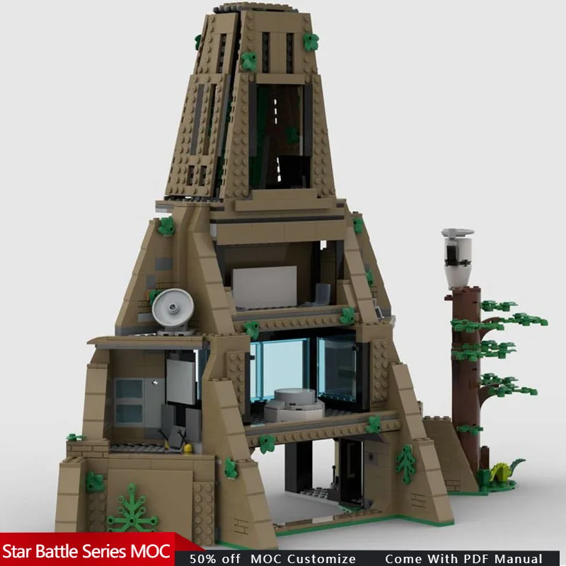 

1103 PCS Star Scuffle Yavin 4 Double up - Alternate build - 2 sets MOC Customize Modular Building Block DIY Festival Toy Gift