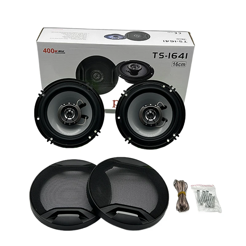 

High Quality 16cm 12V Full Range Car Stereo Coaxial Speaker 6 Inch TS-1641 Hot Model with Iron Material（1pair speakers）