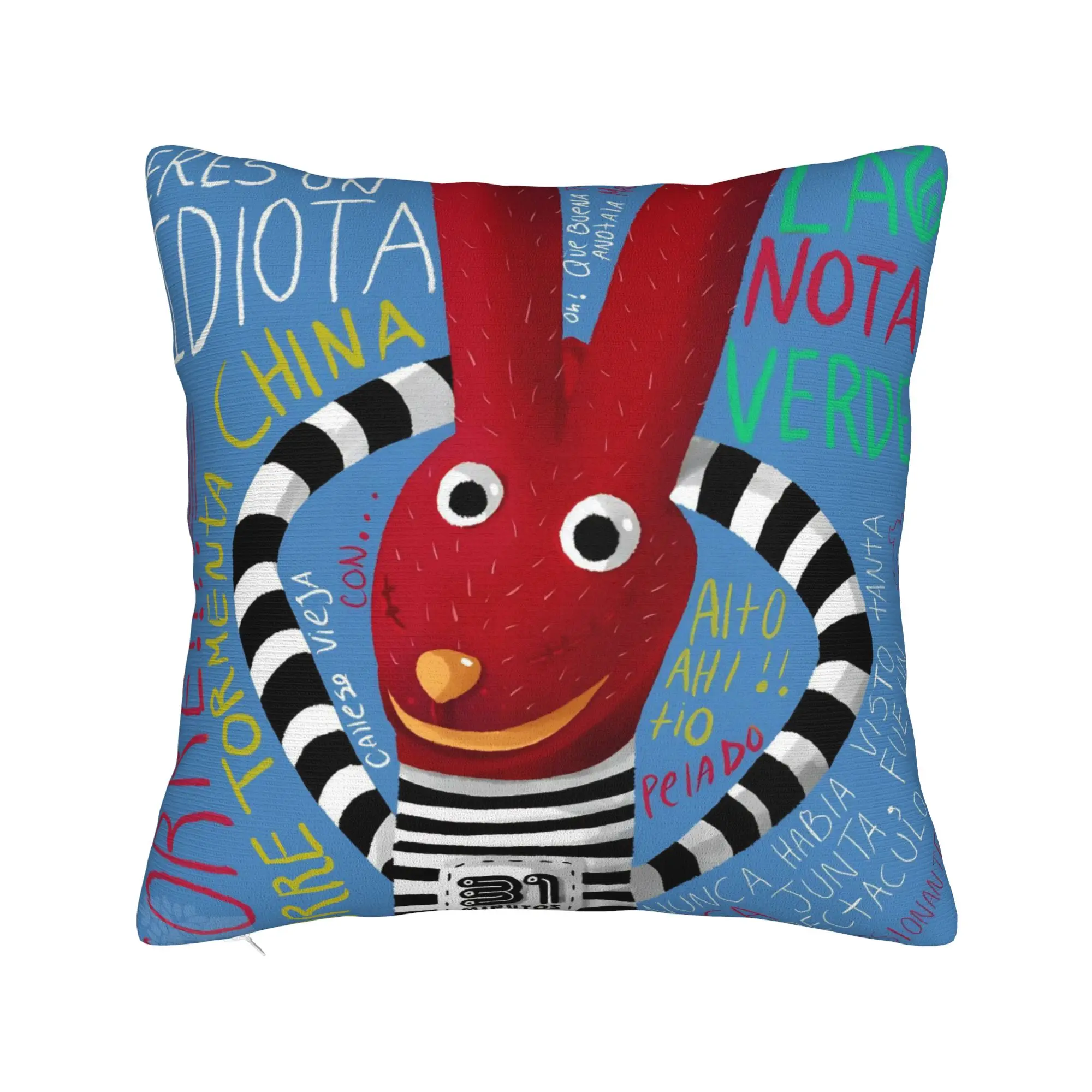 31 Minutos Square Pillow Cases 31 Minutes Chilean Comedy Cushion Cover Custom Zippered Decor Pillowcase for Home 40x40cm