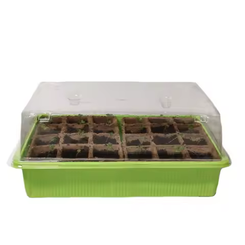 24 Grid Cell Plant Germination Tray, Seedling Pot, Easy To Use For Indoor Gardening, Indoor Growth And Plant Cultivation Tools