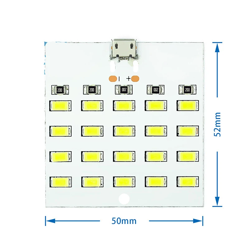 USB Mobile Emergency Light, White LED Lighting Panel, USB Mobile Light, Alta Qualidade, 5730, SMD, 5V, 430mA ~ 470mA