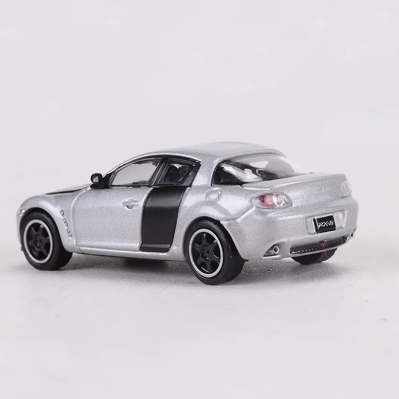 ダイキャストオリジナル 1:64 スケール RX8 合金モデルシミュレーションクラシック装飾趣味お土産ギフトコレクション静的ディスプレイ