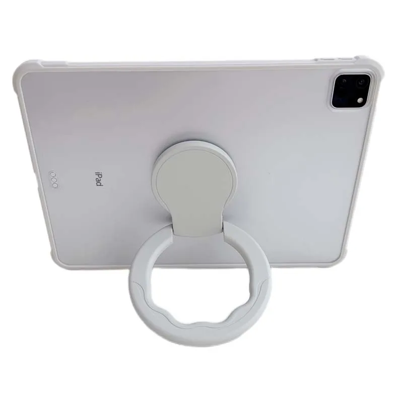 Universal 360° Rotating Plastic Tablet Stand Holder for iPad Samsung Huawei Xiaomi Tablets - Adjustable Single Desktop Bracket