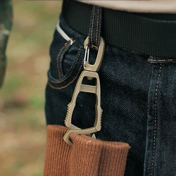 1PC Outdoor Glove Clip Hanger Multi-purpose Anti-drop Hook Plastic Clip Holder Protective Work Gloves Safety Clamp Camping Tools