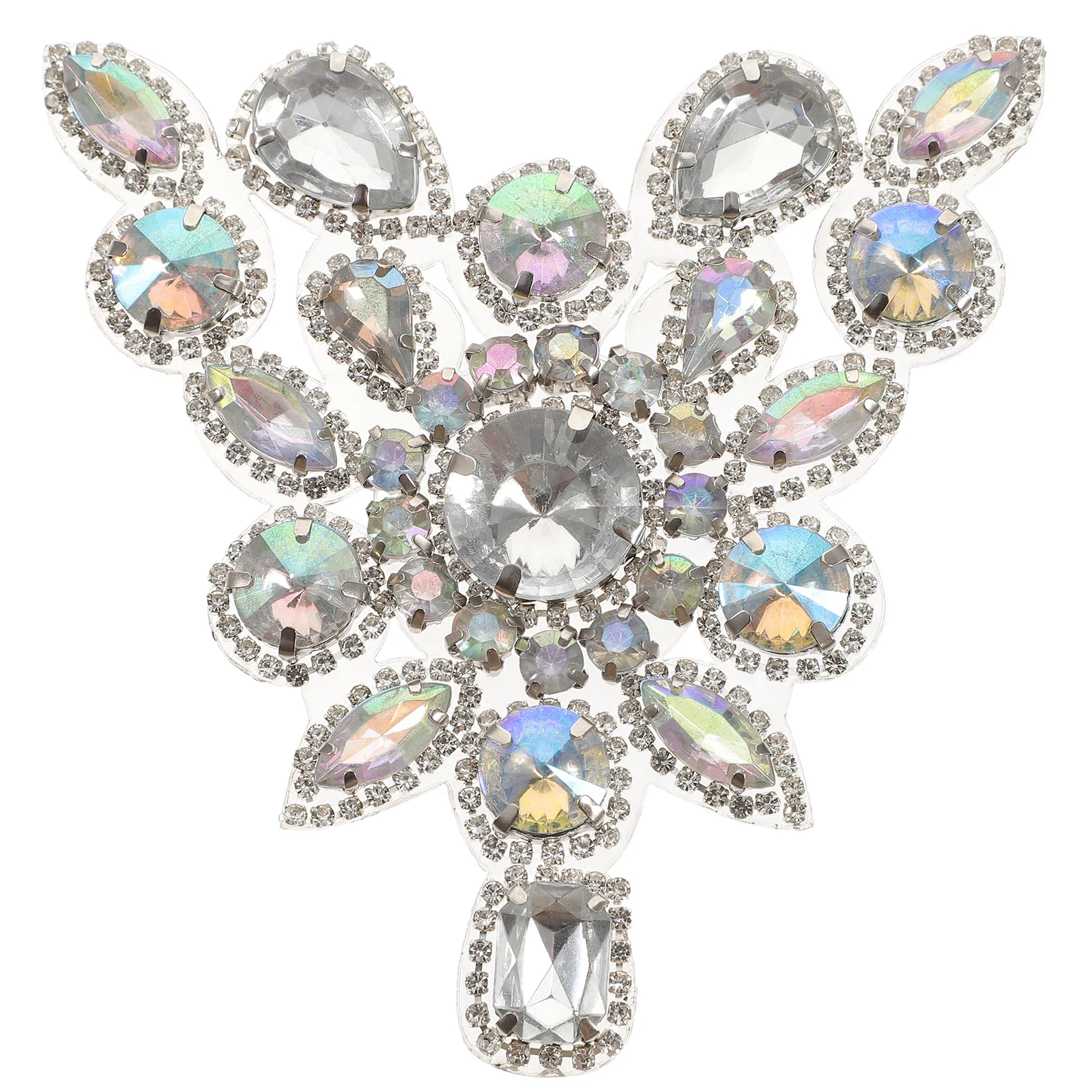 

Rhinestone Shoe Embellishment Diy Clothing Patch Iron On Applique For Jackets Bags Hats Crafts Wedding Dress Decor