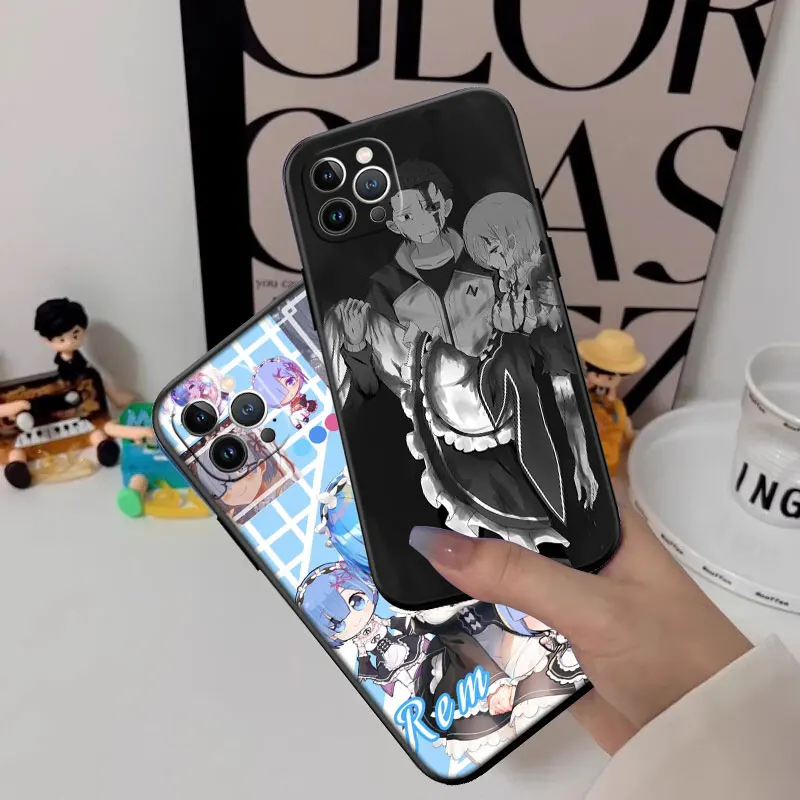 Re Zero Emilia Ram Rem New High-End Shell Phone Case for Xiaomi Poco C40 C50 C51 C55 C65 C71 C75 F3 F5 F6 F7 M2 M3 Pro Ultra view 5