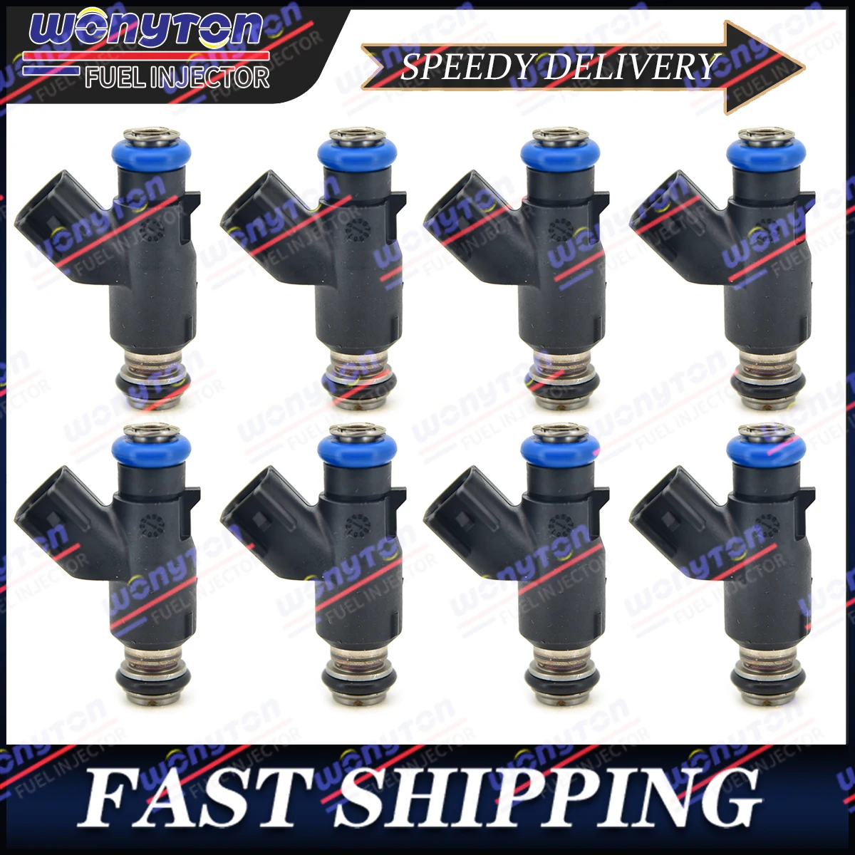 

8Pcs 217-3412 42LB Fuel Injectors Fits For GM GMC Chevrolet 6.0L V8 12613412