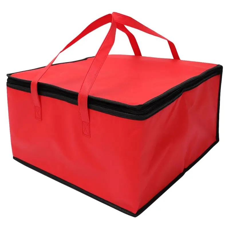 8inch Large Capacity Food Delivery Bag Takeout Insulated Bag Foldable Thermal Cooler Bag Fresh Keeping Backpack