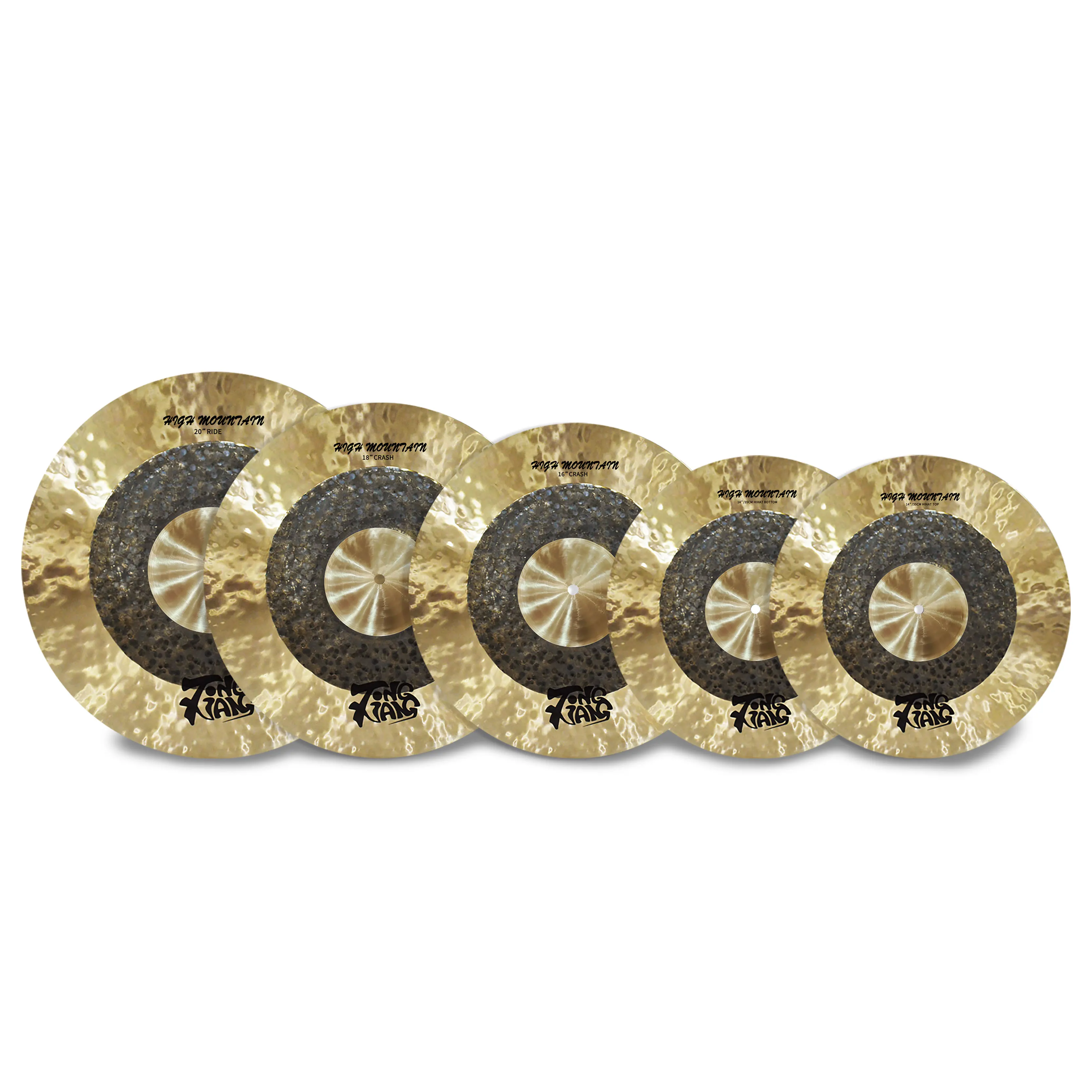 High Mountain Series Hand Made Cymbals Set B25 5pcs