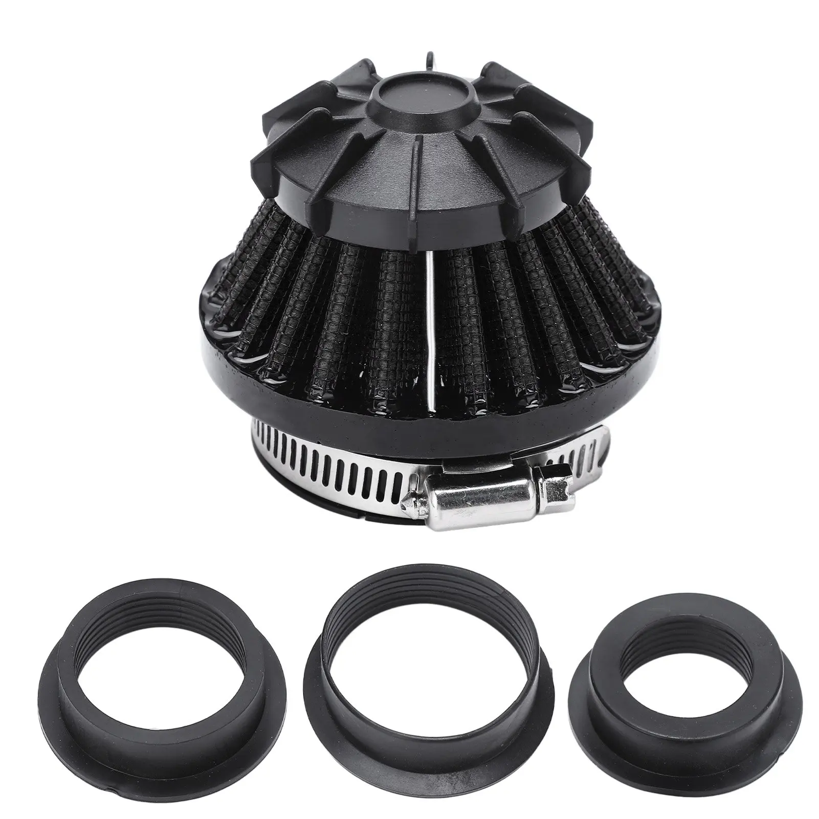 4 in 1 Air Filter 35mm 42mm 48mm 50mm Inner Diameter Air Intake Cleaner for Pit Bike Mini Bike Sport Utility Vehicle