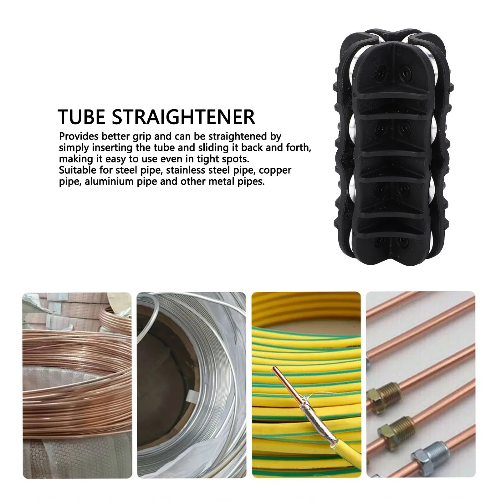 

Brake Pipe Straightening Tool Brake Line Straightening Tool Pipe Wire Handheld Tubing Straightener Fuel Line Tool 10mm