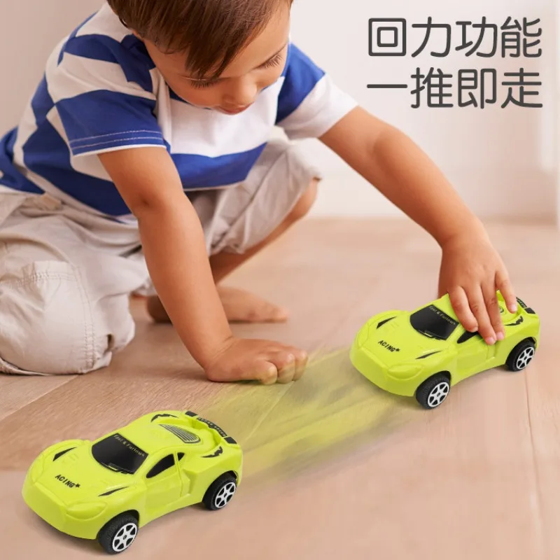 Car Catapult Rail Car Mini Alloy Car Launcher Anti-fall Sliding Toy Metal Cars Hands-on Ability to Develop Brain Intelligence