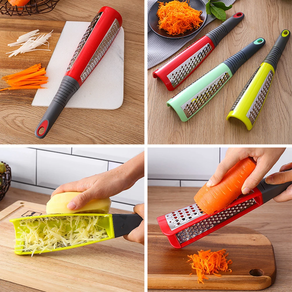 

Vegetable Grater Double Sided Stainless Steel Zest Blade Kitchen Tool Cheese Garlic Planer Easy Clean Efficient Handheld