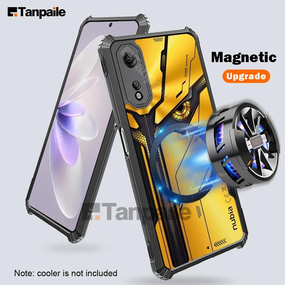 Tanpaile- Ultra Thin Magnetic Case For ZTE nubia Neo 2 Case Shockproof TPU Soft Transparent Bumper Phone Cover Funda