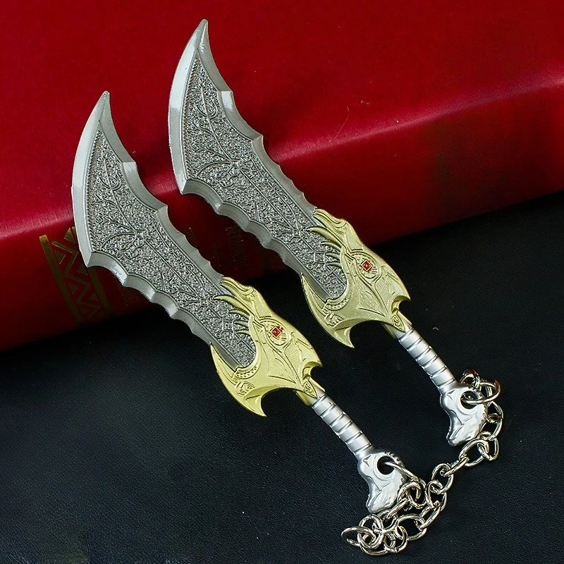13 センチメートル NewGod of War ゲーム周囲クレイトスカオスブレード金属モデル小道具デスクトップ装飾装飾品男の子の誕生日プレゼントのおもちゃ