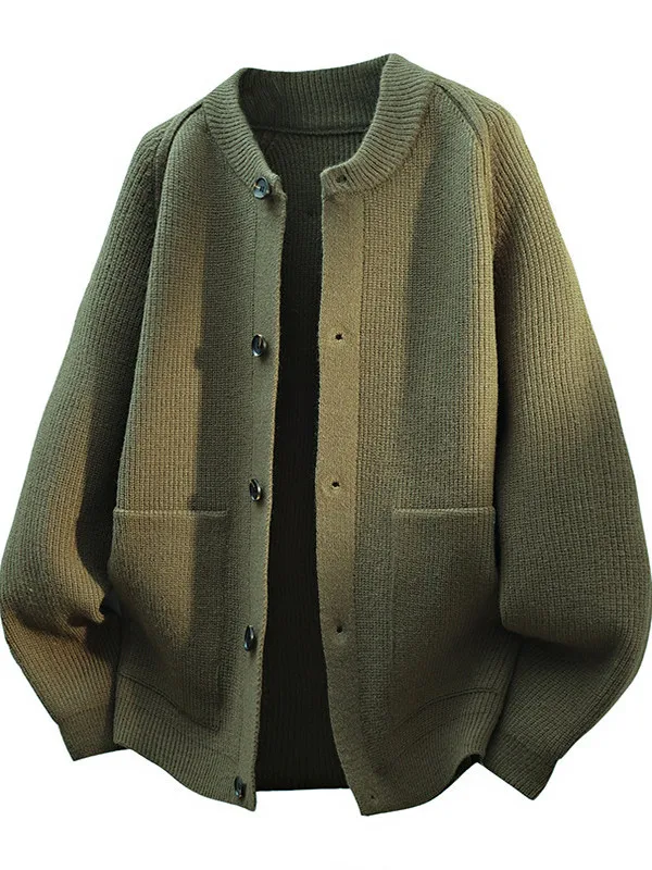 

Высококачественный повседневный вязаный кардиган Jaet, мужской весенне-осенний свитер 2024, новый свитер Jaet Color Blo, элитный весенний модный