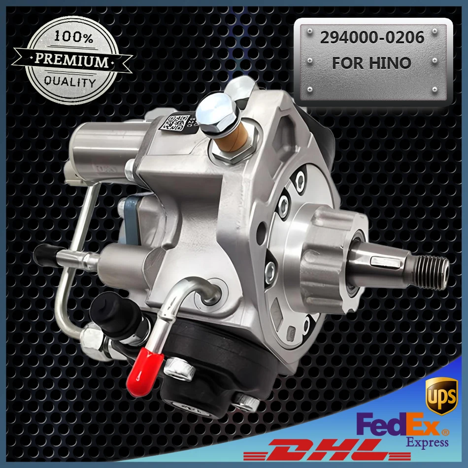 

High Quality HP3 J05D Diesel Common Rail Fuel Pump 294000-0206 2940000206 Suitable for HINO Truck Fuel Injection Pump