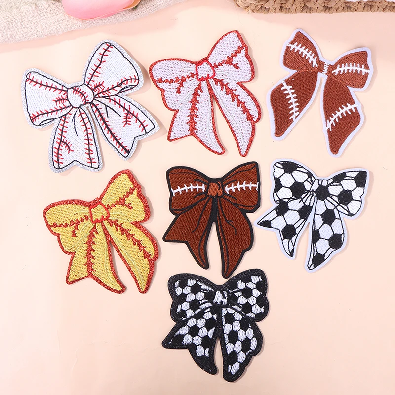 الكرة الرياضية سلسلة الحديد على خياطة على بقع مطرزة الملابس قبعة حقيبة الأحذية إصلاح الهاتف هدية صندوق ديكور DIY التبعي