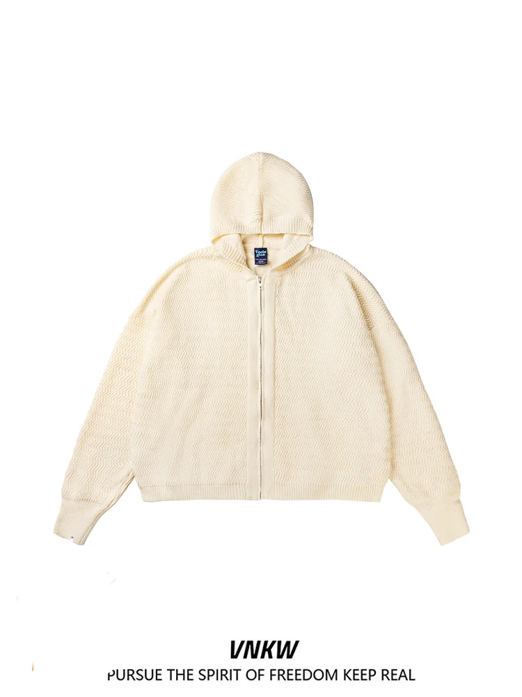 

Свитер Cleanfit Lazy Sle с капюшоном на молнии, свободного кроя, осенне-зимний, повседневный, однотонный, верхняя одежда для мужчин и женщин