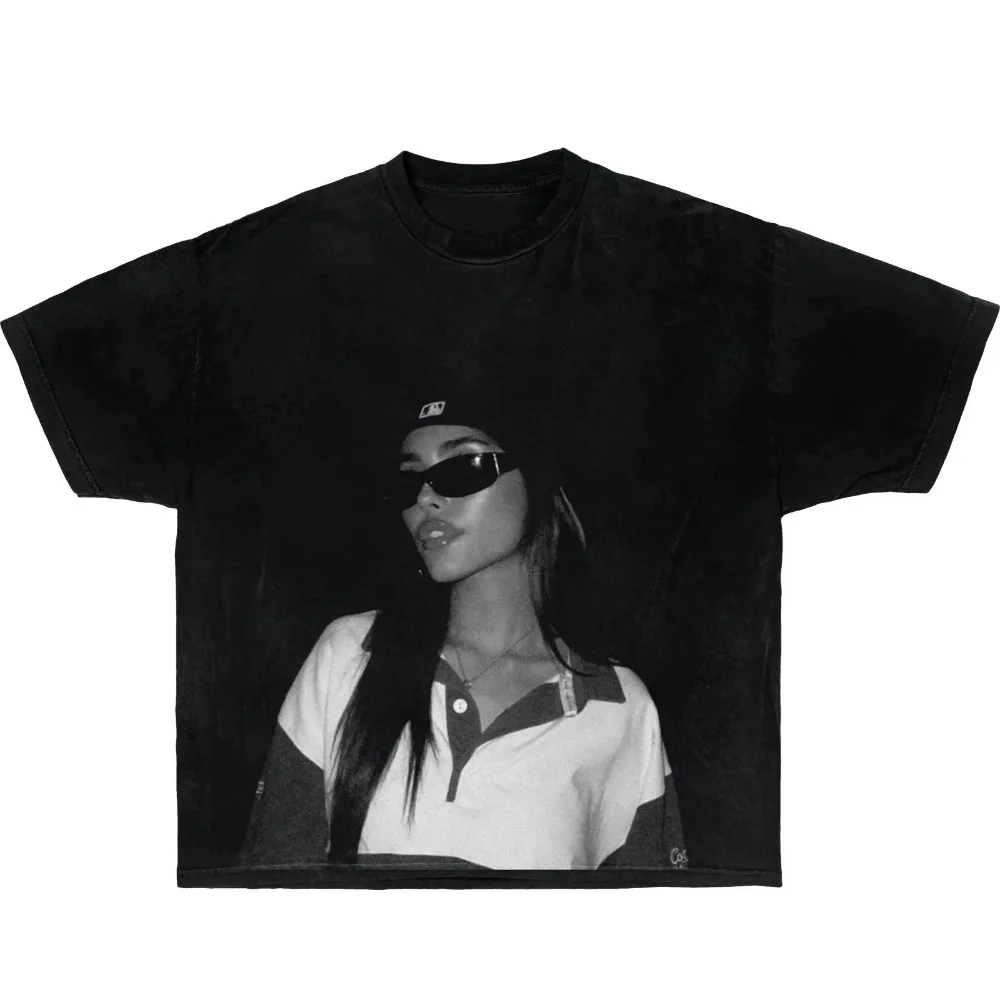 Camiseta Retro Hip Pop Tops Madison Beer Box, Camiseta para Hombre, Estilo Nuevo de Verano, Apta para Hombres y Mujeres